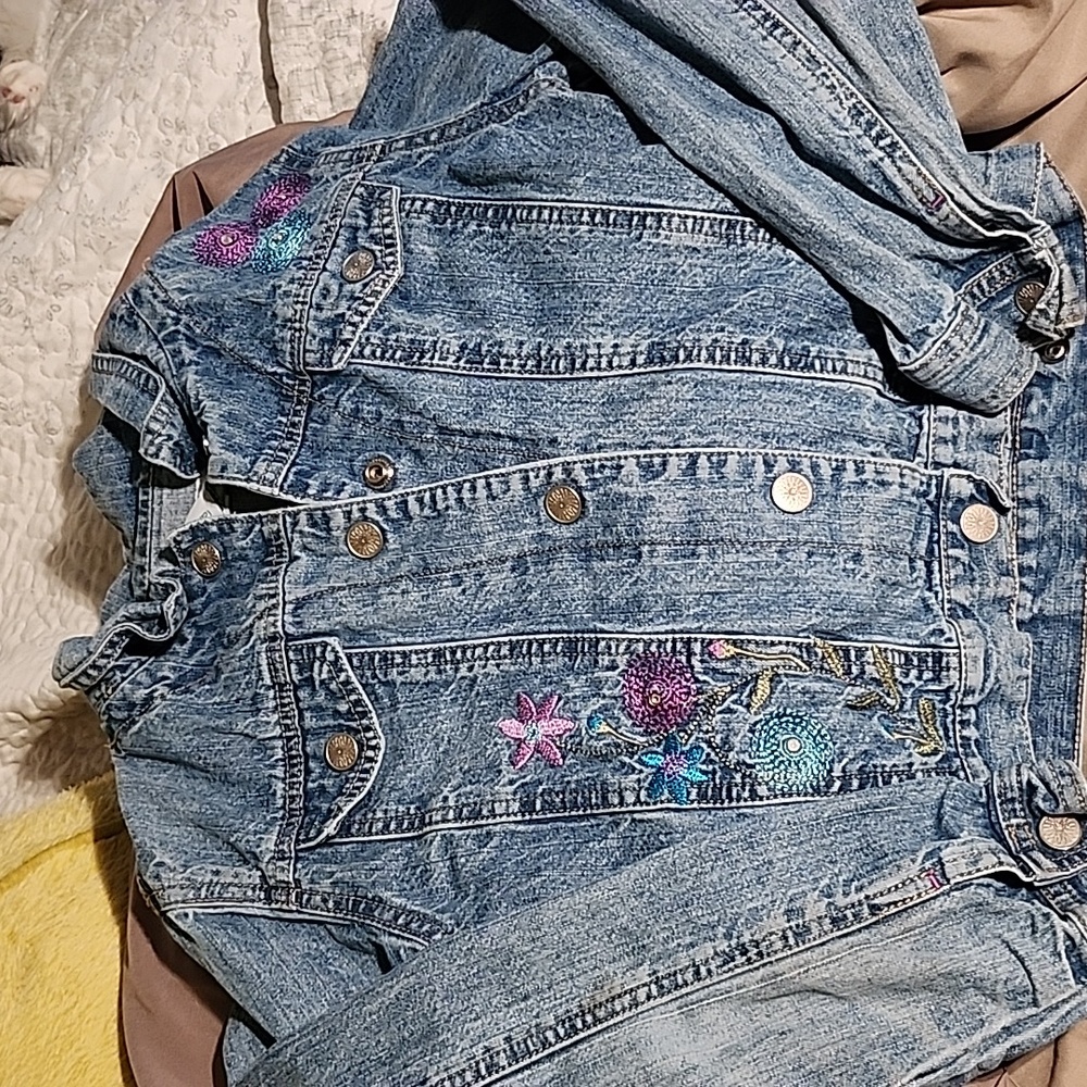 Circo jean jacket girls sz10/12